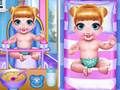 Spel Prinsessa nyfödda tvillingar baby care på nätet