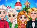 Spel Frozen Princess Christmas Firande  på nätet