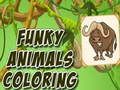 Spel Funky djur målarbok på nätet