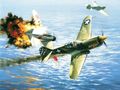 Spel Flygkonstluftstridsbild på nätet