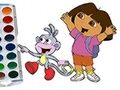 Spel Söt flicka målarbok  på nätet
