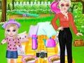 Spel Prinsessan familjens picknickdag  på nätet
