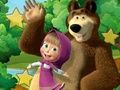 Spel Liten flicka och björnen gömda stjärnor på nätet Spel Liten flicka och björnen gömda stjärnor på nätet
