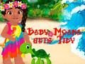 Spel Baby Moana blir städad  på nätet