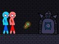 Spel Rött och blått Stickman-rep  på nätet