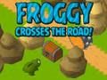 Spel Froggy korsar vägen!  på nätet