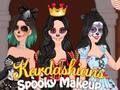 Spel Kardashians skrämmande smink på nätet