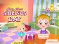 Spel Baby Hazel: Syskonens dag  på nätet