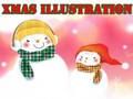 Spel Julillustration på nätet