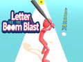 Spel Bokstaven Boom Blast  på nätet