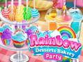 Spel Rainbow Desserts Bageri Party  på nätet