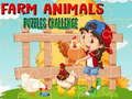 Spel Farm Animals Puzzle Challenge  på nätet