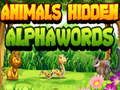 Spel Djur dolda AlphaWords  på nätet