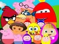 Spel Berömda seriefigurer ägg  på nätet