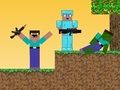 Spel Noob vs Pro: Zombie Apocalypse pÄ nÀtet Spel Noob vs Pro: Zombie Apocalypse pÄ nÀtet