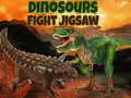 Spel Dinosaurier Fight Jigsaw  på nätet