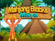 Spel Mahjong blockerar Maya  på nätet