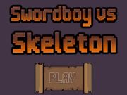 Spel Svärdboy vs skelett på nätet