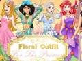 Spel Blommig outfit för prinsessan  på nätet