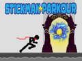 Spel Stickman parkour på nätet