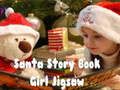 Spel Santa Story Book Girl Jigsaw på nätet