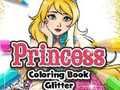 Spel Princess Målarbok Glitter  på nätet