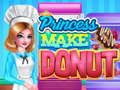 Spel Prinsessa gör munkmatlagning på nätet