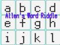 Spel Allens ordgåta  på nätet