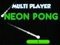 Spel Neon Pong Multiplayer  på nätet