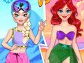 Spel Battle sommar mot vinter prinsessor  på nätet