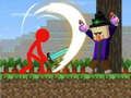 Spel Stickman vs hantverkare på nätet