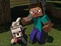 Spel Minicraft: Steve och Wolf Adventure på nätet
