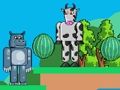 Spel Hippo vs Cow Monster på nätet