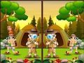 Spel Hitta 5 skillnader Camping  på nätet