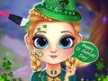 Spel Little Lily St Patrick's Day fotografering  på nätet