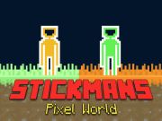 Spel Stickmans Pixel World på nätet