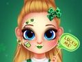 Spel Lilla Lily St. Patrick's Day fotografering  på nätet