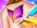Spel Barbie rolig tatuering butik  på nätet