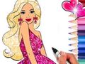 Spel Målarbok: Barbie  på nätet