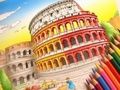 Spel Målarbok: Det romerska Colosseum  på nätet