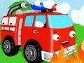 Spel Målarbok: Brandbil  på nätet