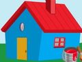Spel Målarbok: Hus  på nätet