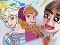 Spel Målarbok: Fryst  på nätet