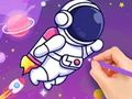Spel Målarbok: Astronaut  på nätet