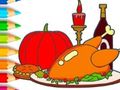 Spel Målarbok: Thanksgiving Day  på nätet