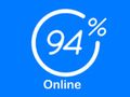 Spel 94 % online  på nätet
