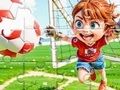Spel Pussel: fotbollsvaktare på nätet