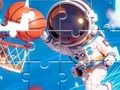 Spel Jigsaw Puzzle: Space Basketball på nätet