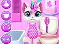 Spel Kitty Unicorn daglig vård  på nätet