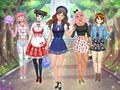 Spel High School Anime klä upp på nätet